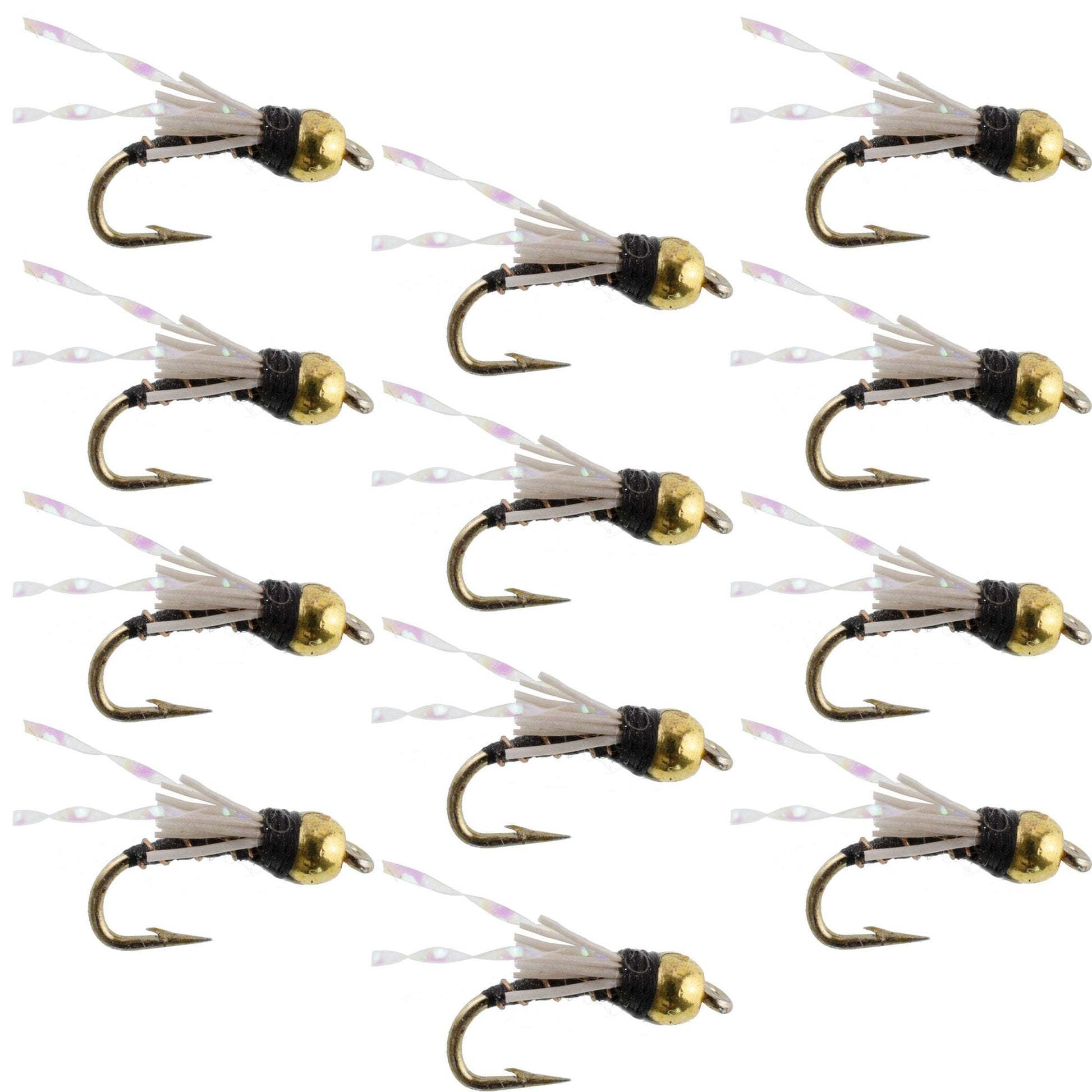 Premium Beadhead Serendipity Wet Flies - 12 Pack, Size 16 for Trout Fishing - Korvel