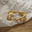Geometric Open Ring - Women's Fashion Jewelry