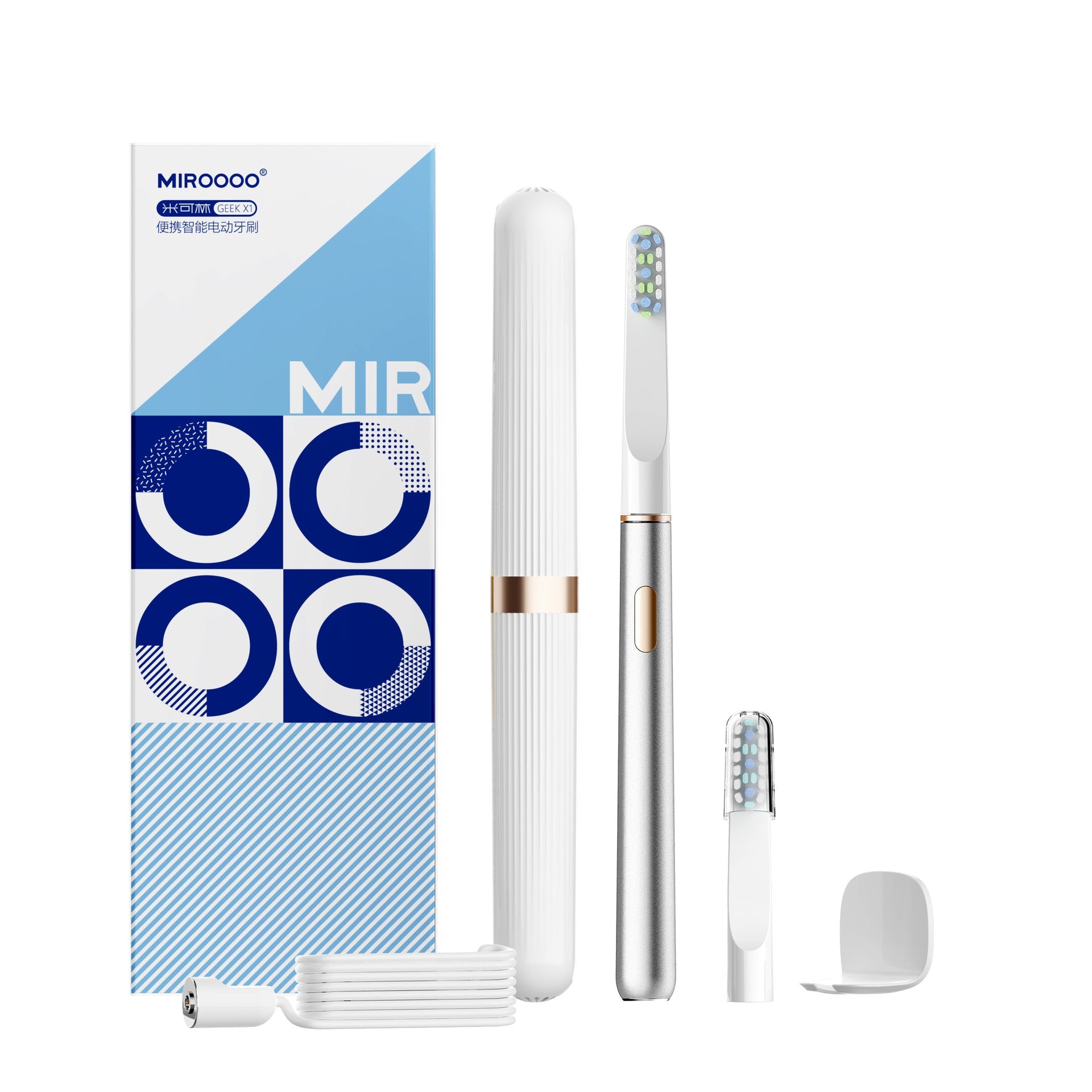 Soundwave electric toothbrush intelligent vibration magnetic charging electric toothbrush - Korvel