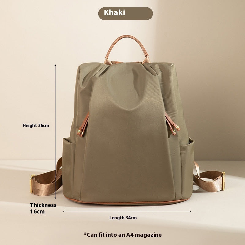Fashion Commuter Contrast Color Travel Bag Backpack