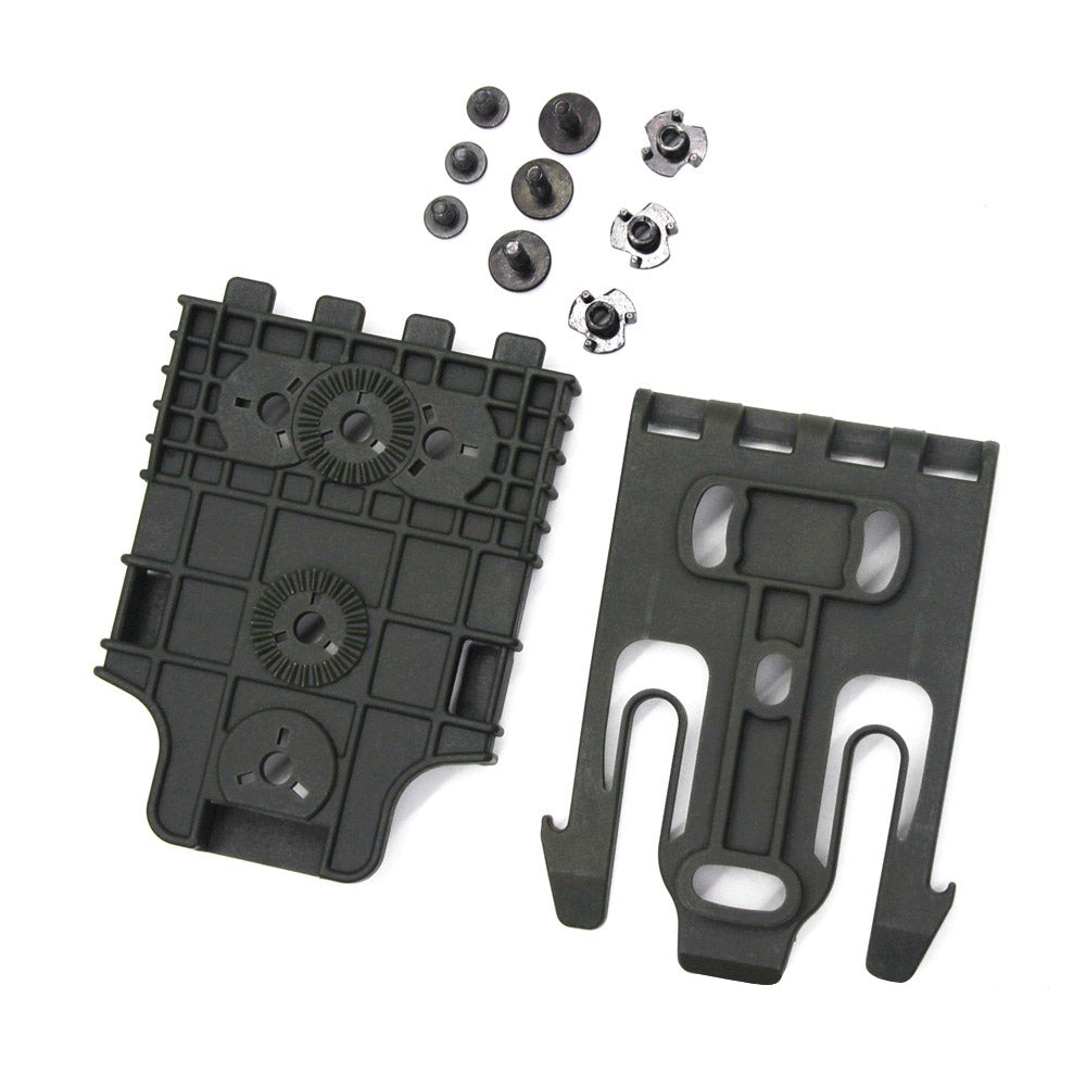 FMA Quick Release Waist Panel 3-piece Leg Hanging Sofa Lilan Outdoor Tactical Handgun Cover Quick Separation System - Korvel