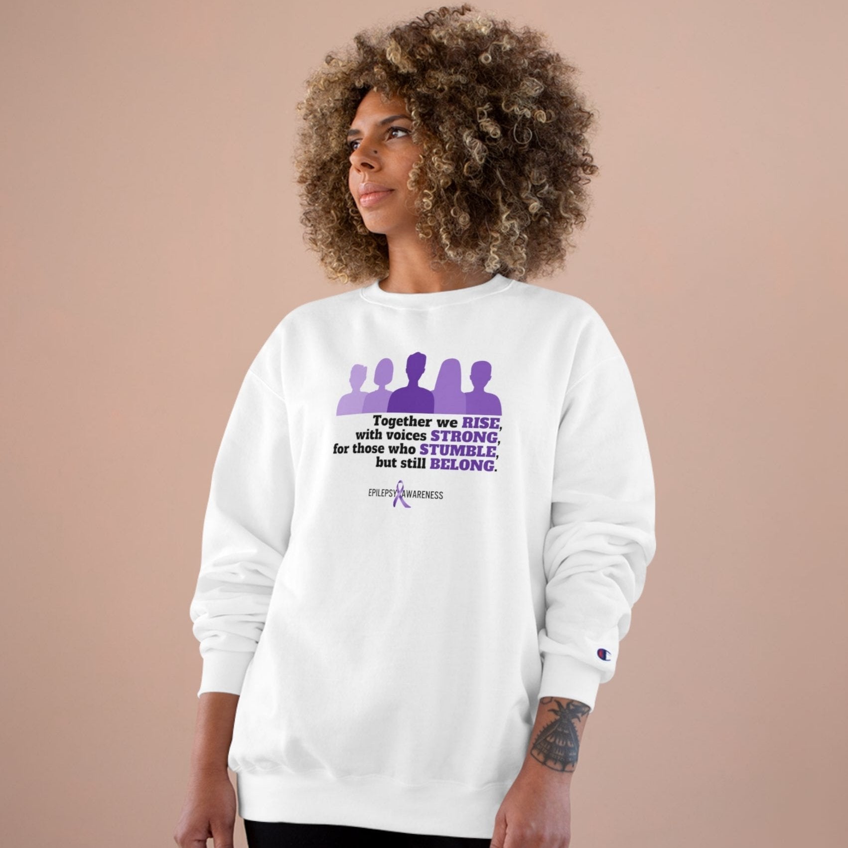 Eco-Friendly Together We Rise Champion Sweatshirt - Korvel
