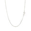 14k White Gold Polished Mini Heart Necklace