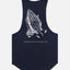 Camiseta sin mangas gráfica de cuello redondo para hombre