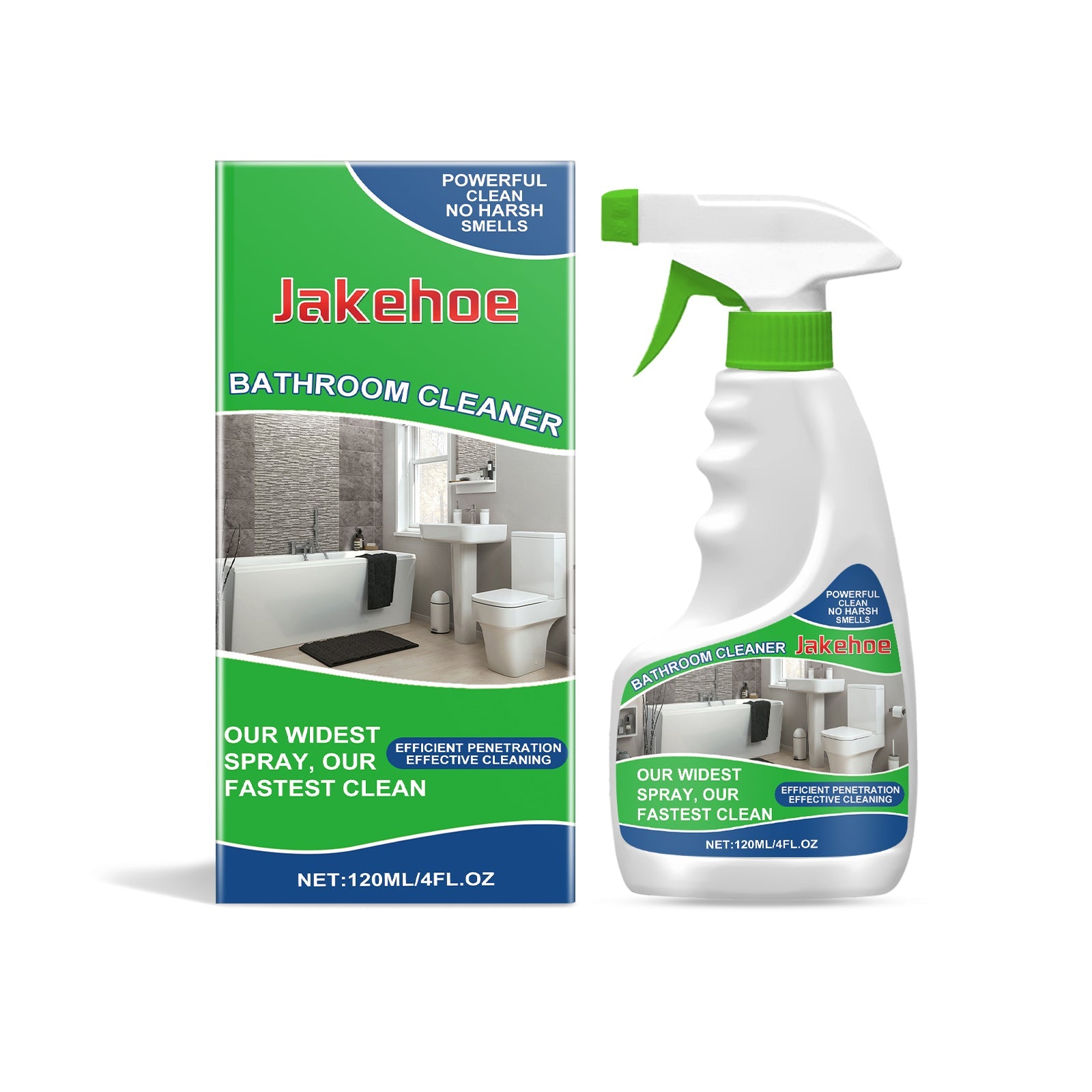Bathroom Cleaner, Wash Bathtub Sink Toilet Toilet Tile Decontamination Cleaning Spray - Korvel