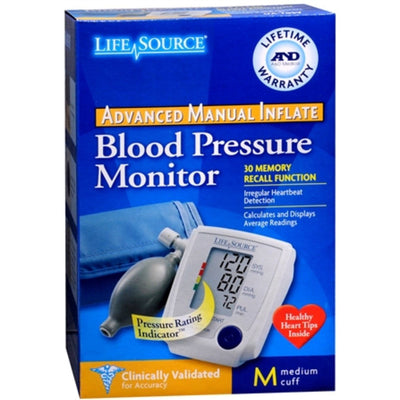 LifeSource Advanced Manual Inflate Blood Pressure Monitor