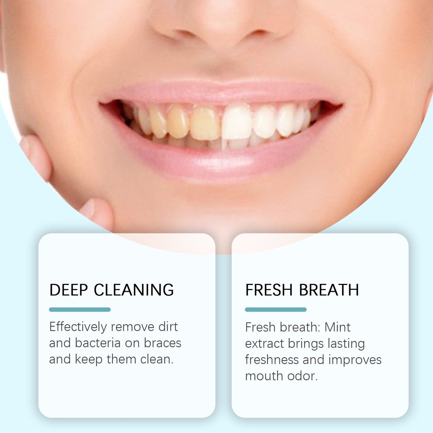 Gentle Braces Cleansing Mousse for Fresh Mouth