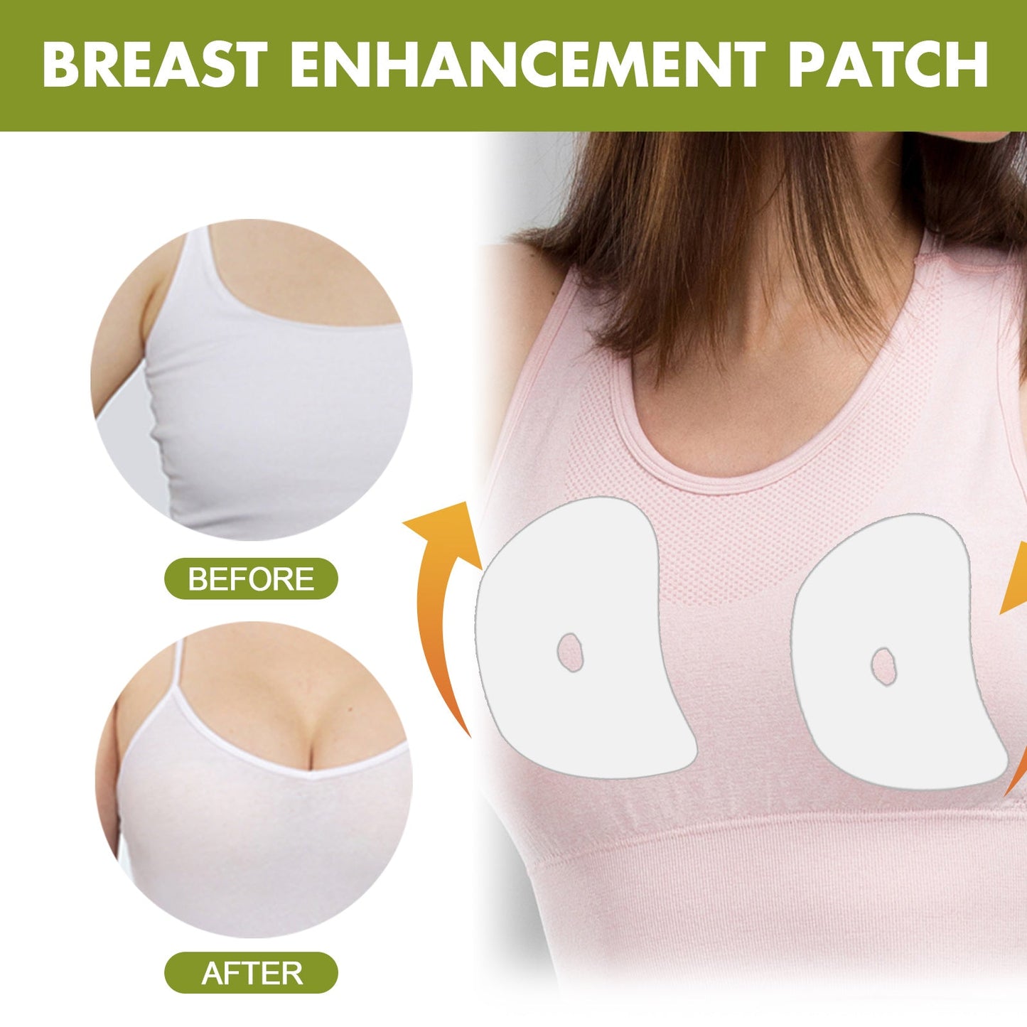 Breast Enhancement Patch, Chest Firming Anti-sagging Gather Breathable Plump Breasts Patch - Korvel