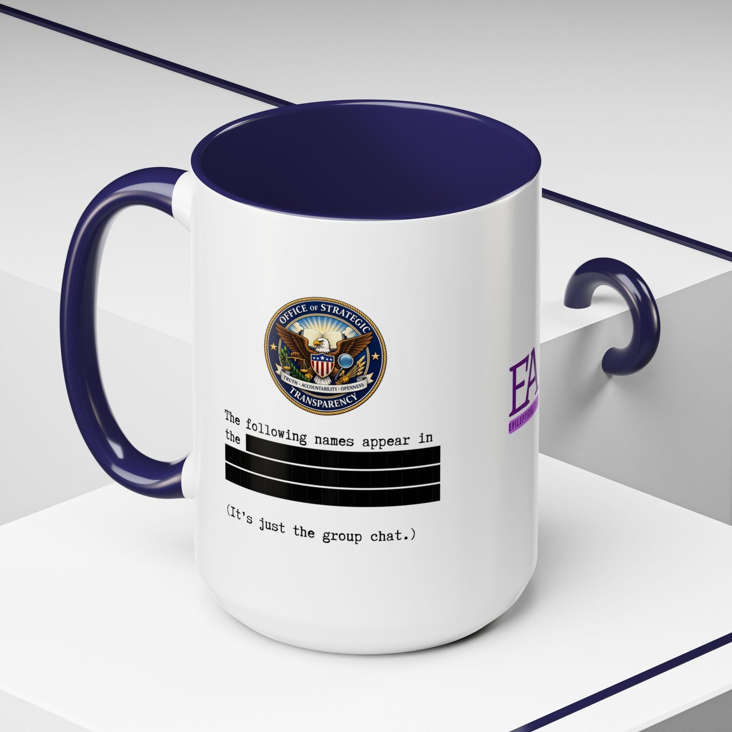 Unsealed Documents Coffee Mug – Political Satire Design