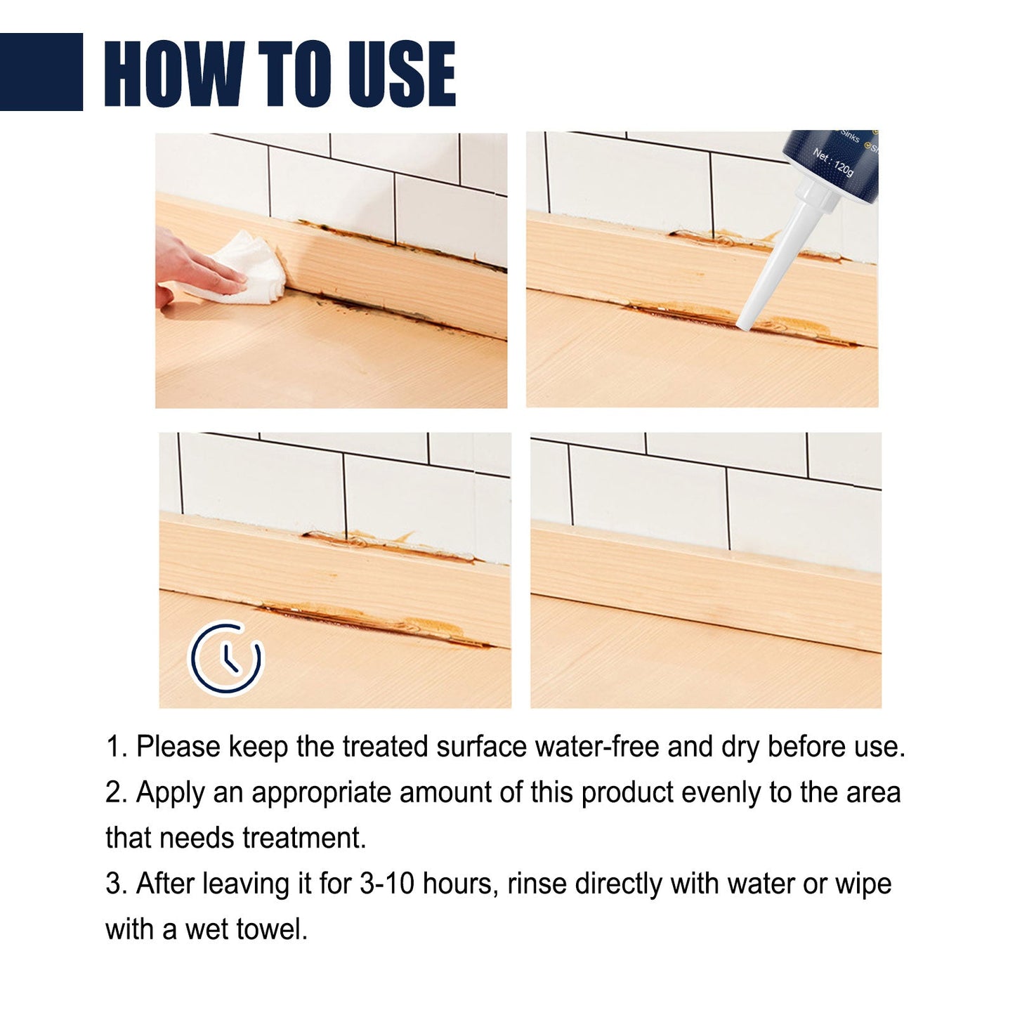 Mildew Remover Gel Multi-functional Mildew Remover Wall Tile Gap Bathroom Ceiling Cleaner - Korvel