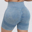 Shorts Actifs Taille Haute Lavés