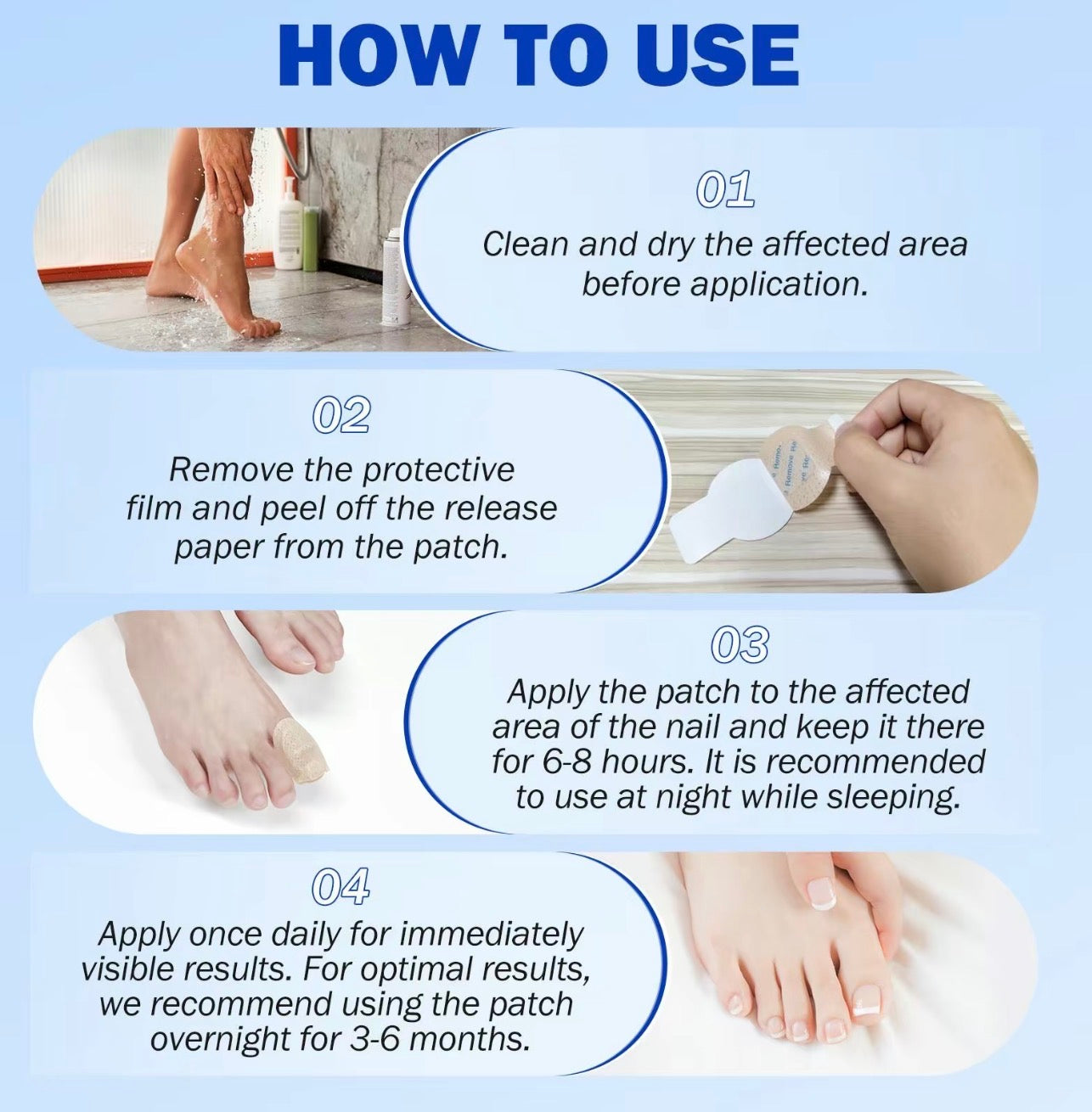 Patches FungaFix pour les ongles - Solution premium pour le soin des ongles