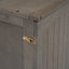 Queen Size Murphy Bed with Built-In Charging Station  Antique Grey - Korvel