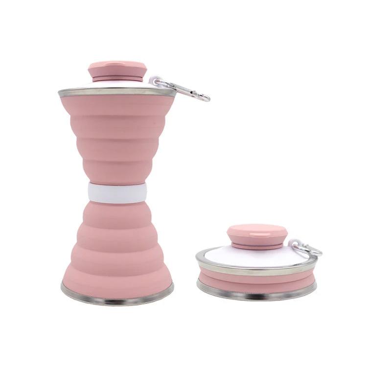 500ML Foldable Silicone Water Bottle for Travel