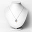 Colgante de plata esterlina con tanzanita genuina de 0.28 quilates