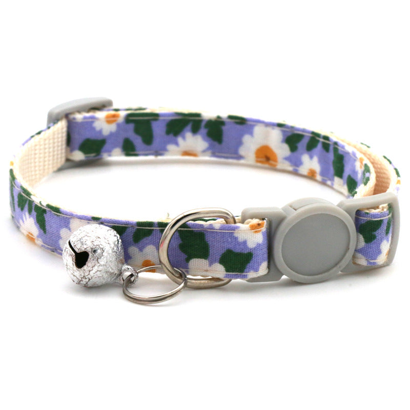 Bufanda Triangular Floral Margarita para Mascotas