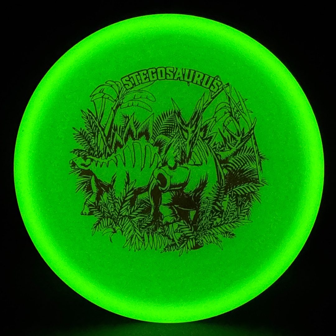 Glow Egg Shell Stegosaurus - Special Edition Disc Golf Disc