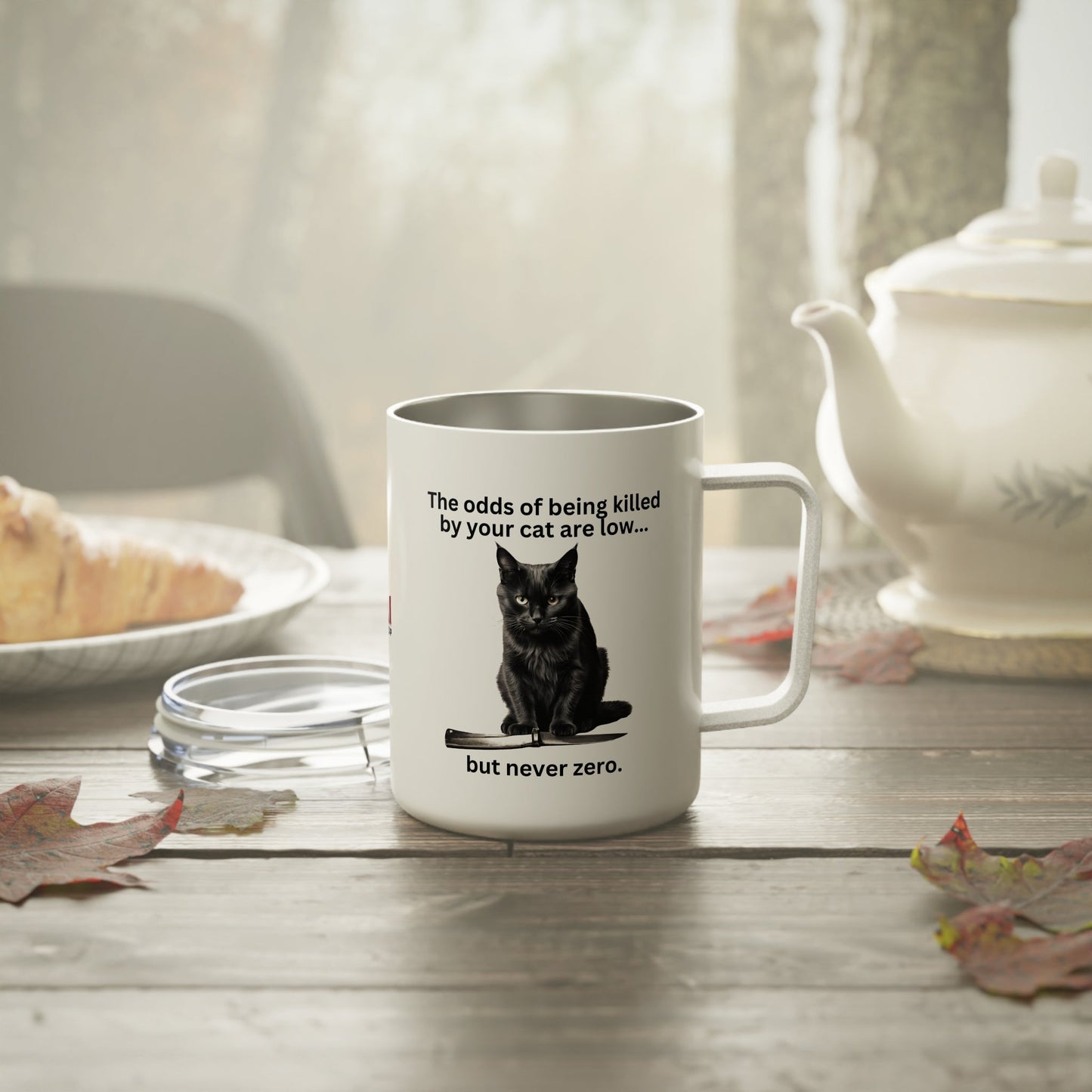 Killer Cat Odds Insulated Coffee Mug - 10oz