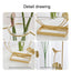 Nordic Light Luxury Vase for Elegant Home Decor