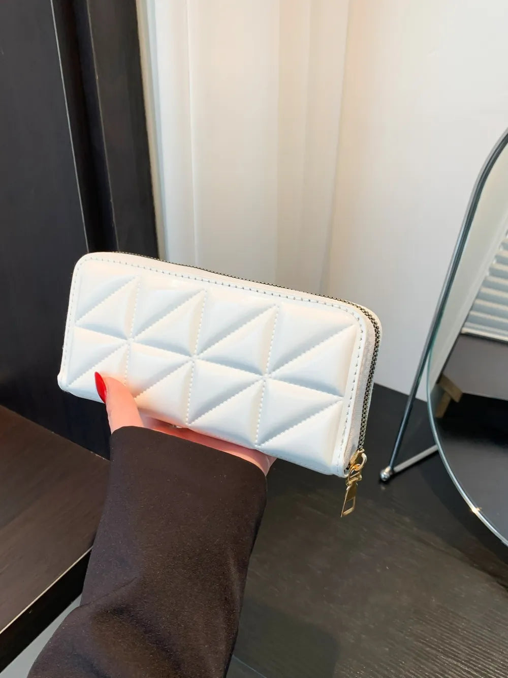 PU Leather Solid Color Wallet - Korvel