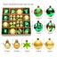 Christmas decoration 6cm electroplated ball plastic ball special-shaped painted Christmas ball gift Christmas tree pendant - Korvel