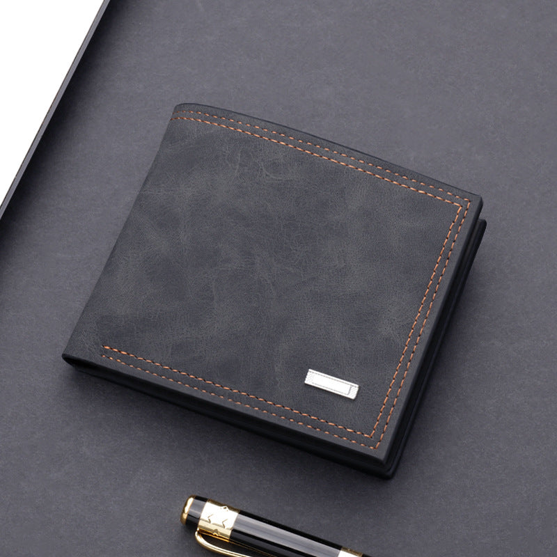 Men's Retro Leather Wallet with Multiple Card Slots