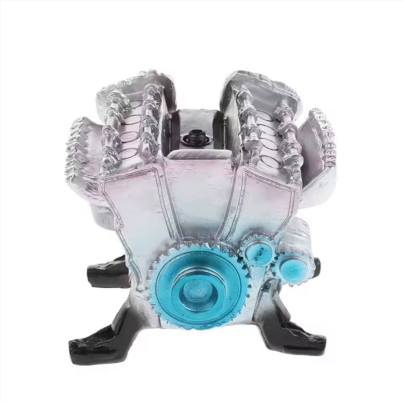 Kit de modèle de moteur de voiture en résine à 8 cylindres - Assemblage DIY premium