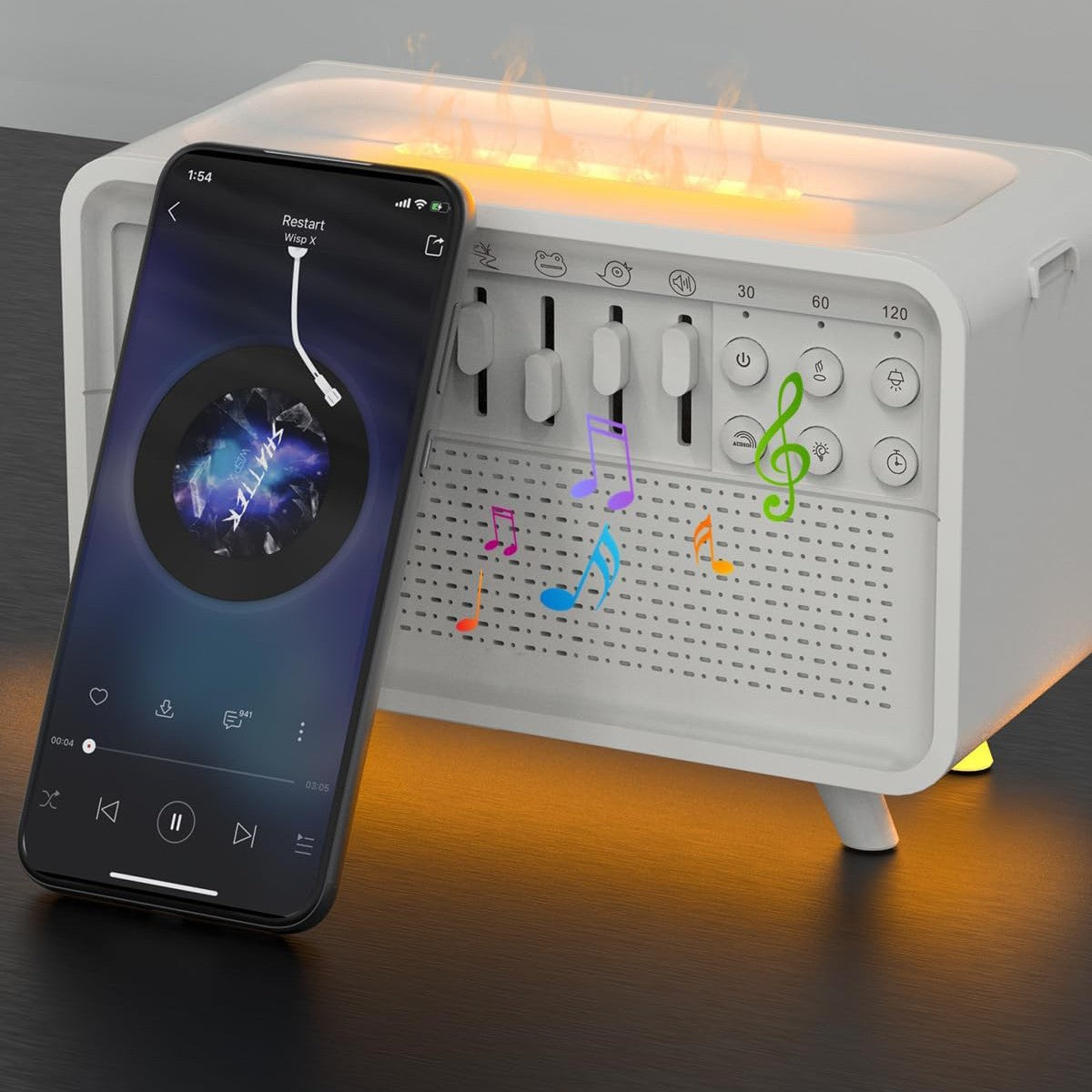 Premium White Noise Sleep Aid with Aromatherapy and Bluetooth