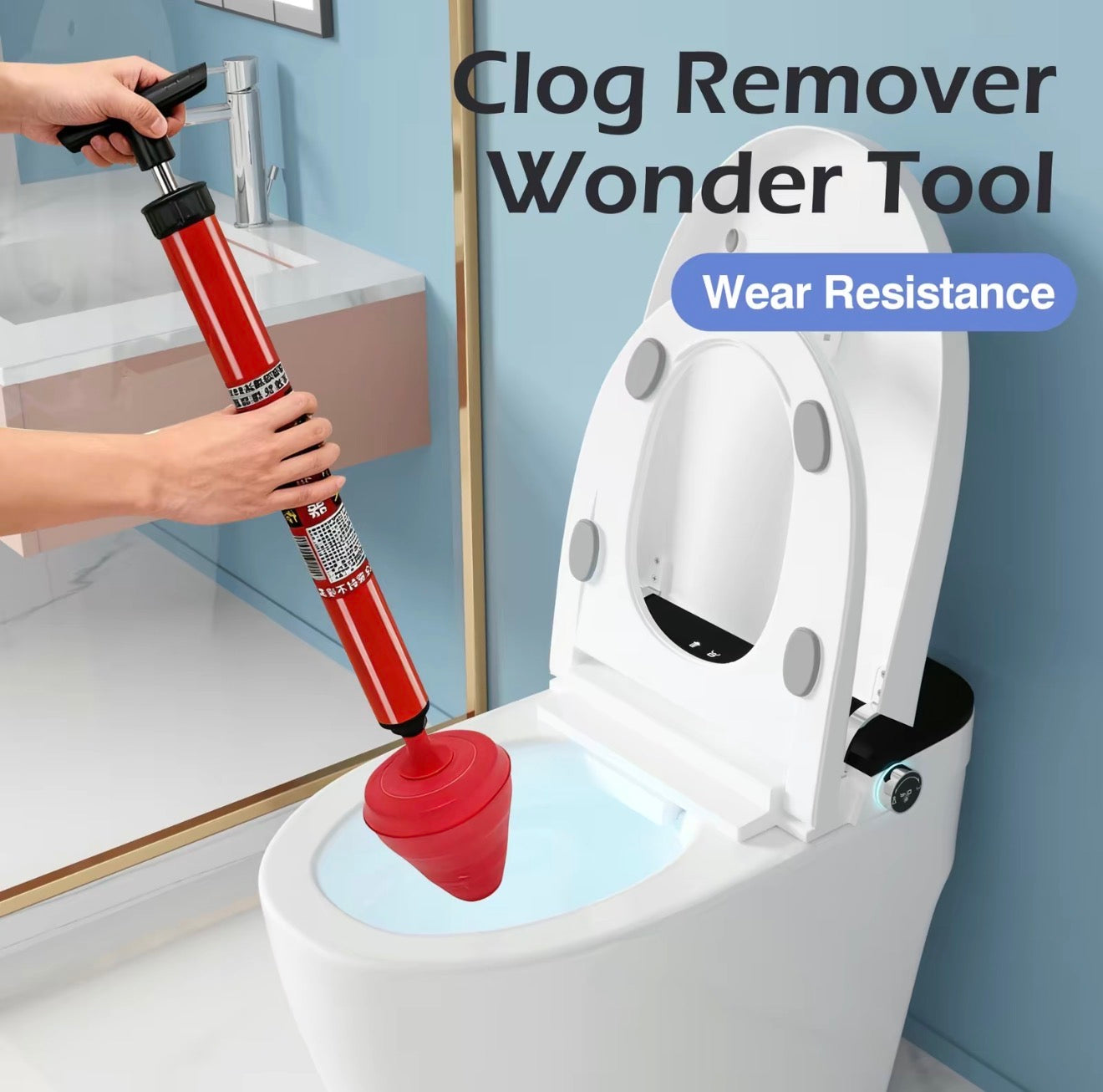 SwiftForce Drain Blaster - High-Pressure Drain Cleaning Tool