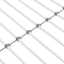Twin metal bunk beds, metal structure bed frame with safety guardrails and 2 ladders, convertible bunk beds, white - Korvel