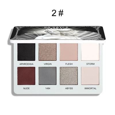 KA CAYLA 8 Colors Eyeshadow Palette EVA Matte Pearl Glitter Eyeshadow Palette - Korvel