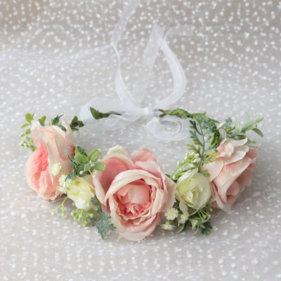 Elegant Peony Flower Crown Headband for Special Occasions