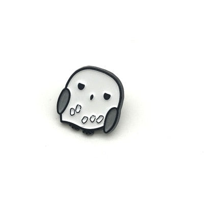 Harri Potter Wizard student Enamel Pin Brooches Cartoon Creative Metal Brooch Pins Denim Hat Badge Collar Jewelry - Korvel