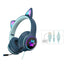 AKZ-022 RGB Luminous Cat Ear Wired Gaming Headset