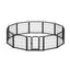 Parque para perros portátil de 12 piezas - Cerca interior/exterior de 24"