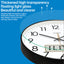Horloge murale électronique avec calendrier 2025 - Design moderne