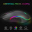 Wired gaming mechanical mouse glowing RGB PUBG e-sports computer laptop USB mouse - Korvel