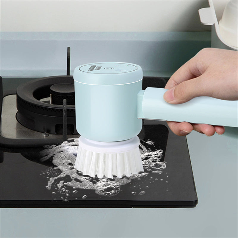 Multifunctional Handheld Wireless Electric Cleaning Brush Dishwashing Electric Brush - Korvel
