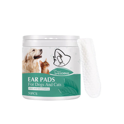 Pet Ear Cleaning Finger Sleeves for Cats and Dogs Ear Mite and Earwax Care Ear Canal Cleaning Finger Sleeves - Korvel