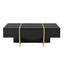 Mesa de café rectangular multifuncional ON-TRANS con cajones