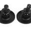 Linkogear Universal Bipod Feet BSP-01 BSP-02 BSP-03 Aluminum Stainless Terrain - Pair - Korvel