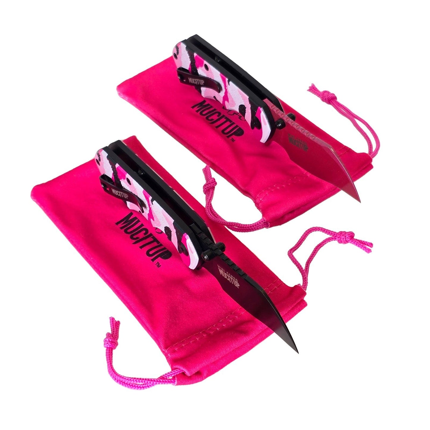 MUCITUP Mini Ceros Pink Camo Folding Knife