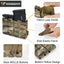 IDOGEAR Bolsa Táctica Triple para Cargadores MOLLE - Compatible con Cargadores de 5.56 y 9mm