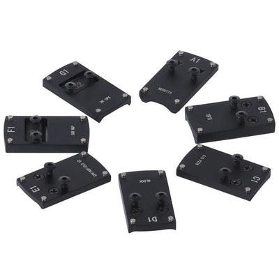 Red Win Pistol Sight Mount Bases for Glock, 1911, Sig, Beretta, Springfield, HK