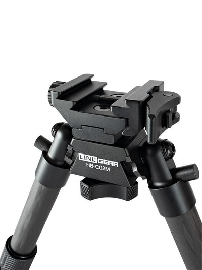 Linkogear HB-C02M Carbon Fiber Bipod – Quick-Detach, Adjustable 7-10” - Korvel