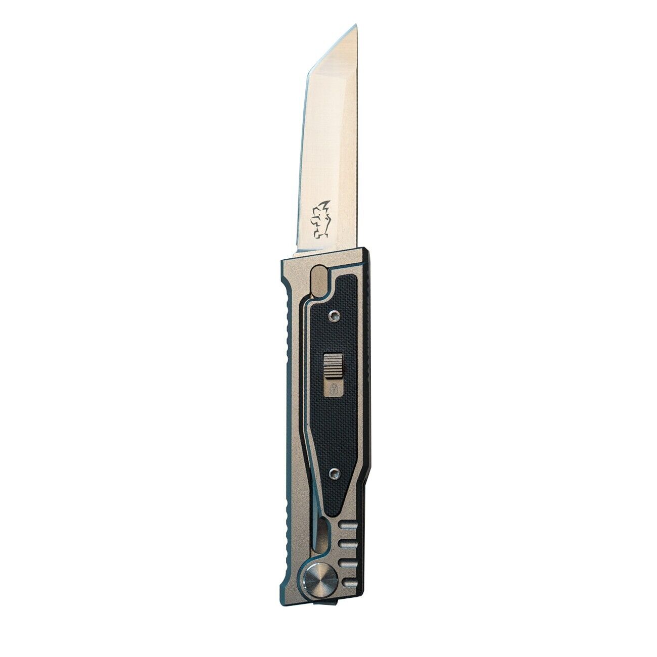 MUCITUP Rampart Tanto Sliding Blade Knife - Tactical Steel Sage