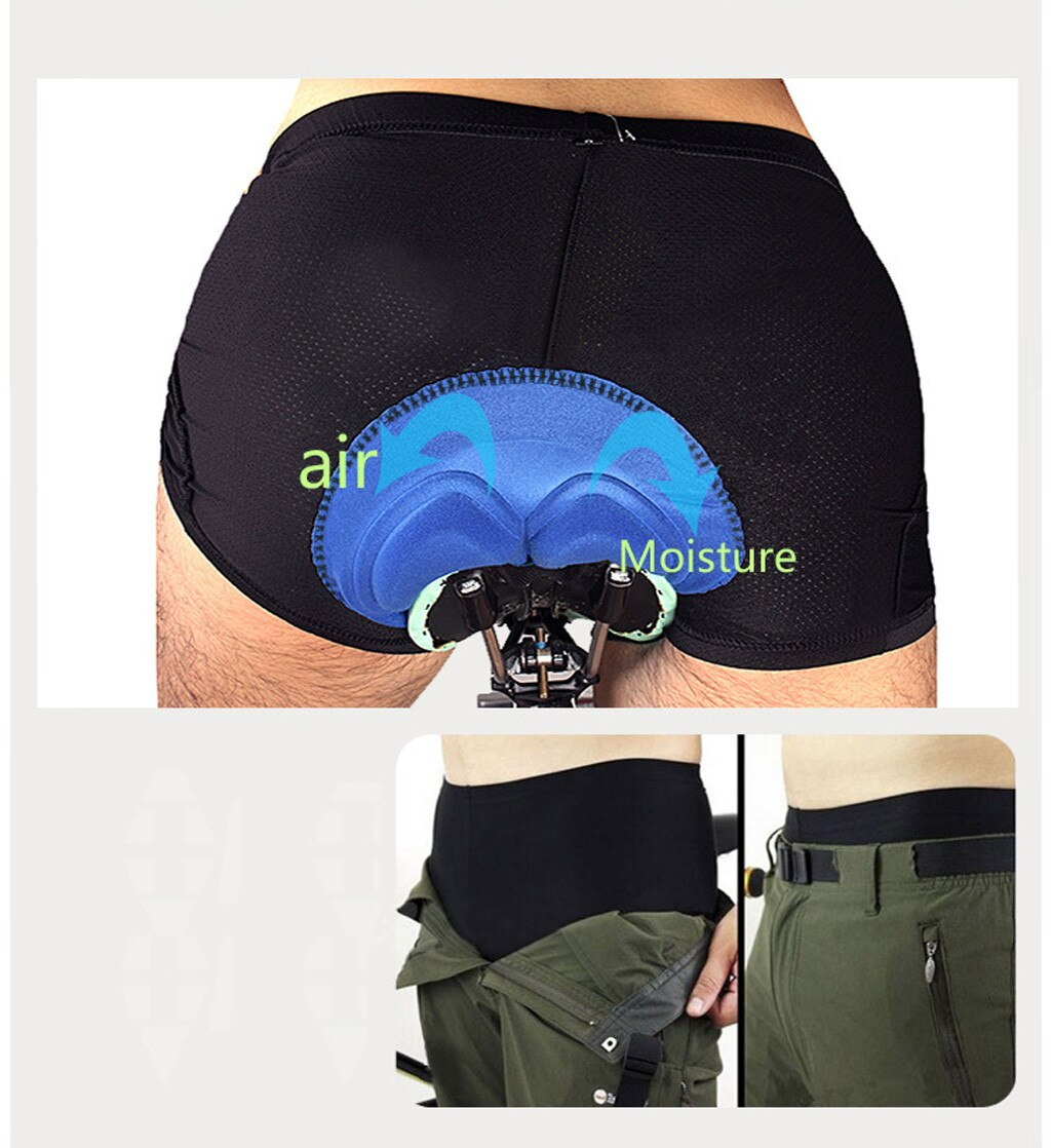 Premium Cycling Shorts for Men and Women with Gel Padding