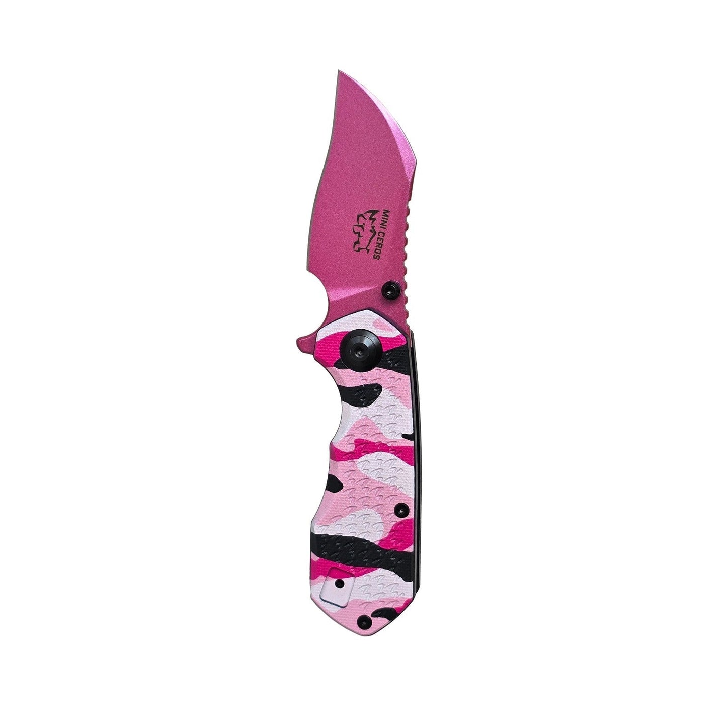 MUCITUP Mini Ceros Pink Camo Folding Knife