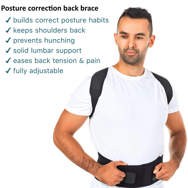Magnetic Posture Corrector Brace for Back and Shoulders - Korvel