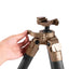 Linkogear Carbon Fiber Tripod – Picatinny/Arca, 64" Max, 66lb Capacity - Brown - Korvel